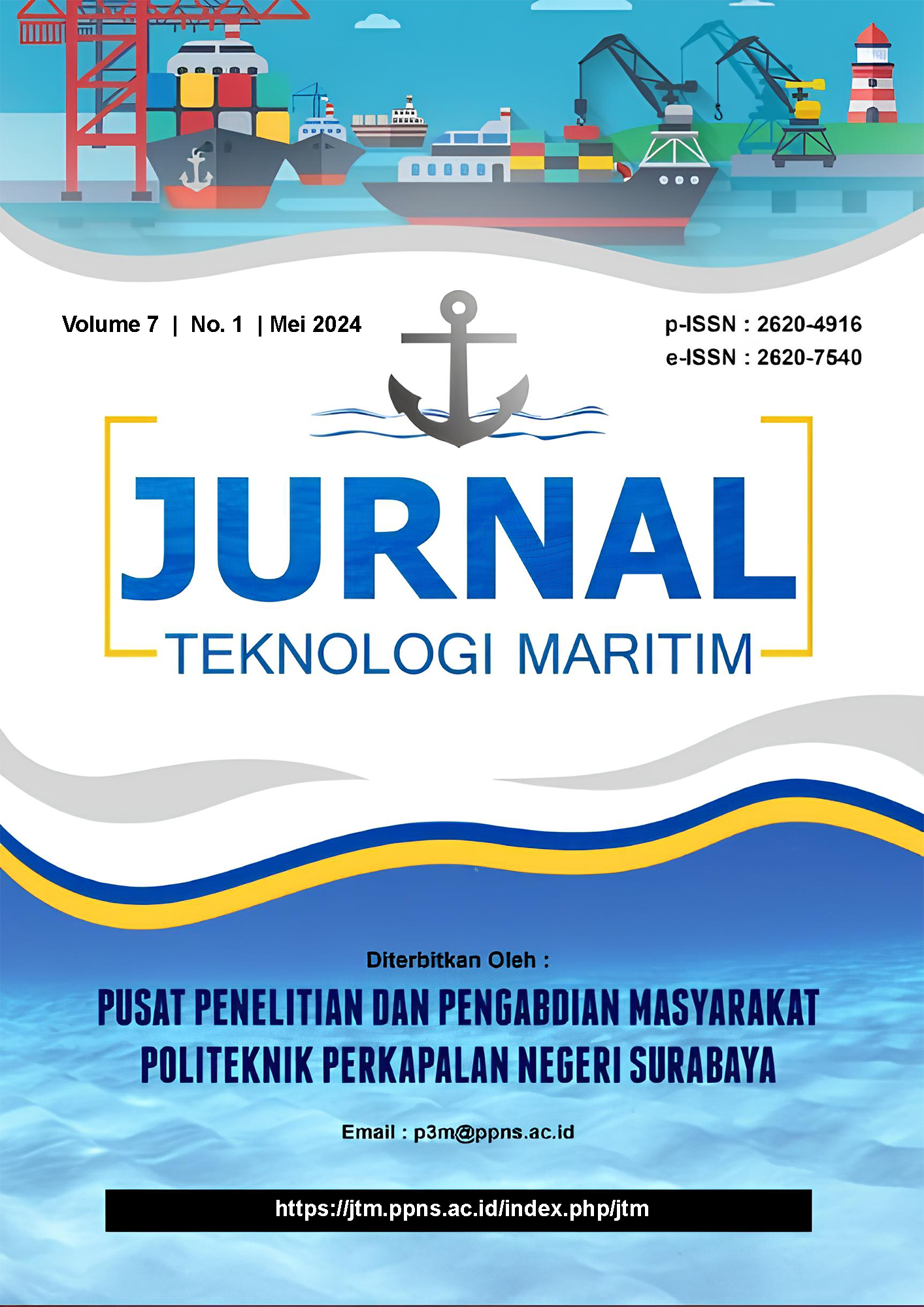 					View Vol. 7 No. 1 (2024): Jurnal Teknologi Maritim
				